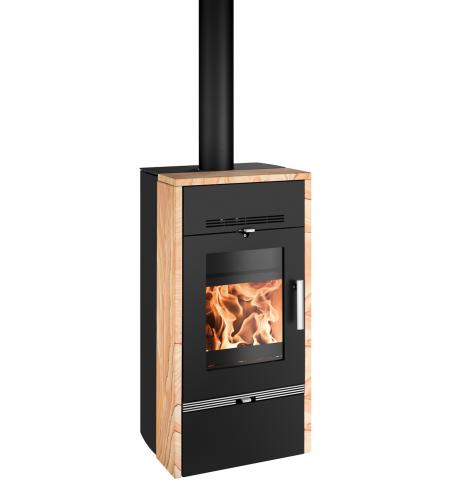 Krbová kamna HAAS+SOHN FARUM s výměníkem, černá/Woodstone Prestige