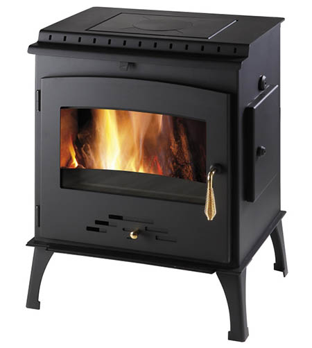 Krbová kamna HAAS SOHN Arktic 12 s plotýnkou černé