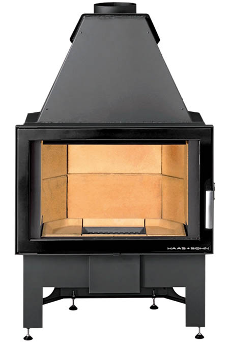Krbová vložka HAAS SOHN JONAVA IV černá,smaltova dvířka