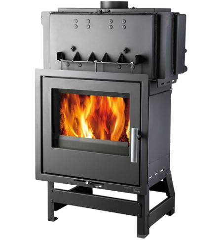 Krbová vložka HAAS SOHN VESUVIO II/13/1S s výměníkem, černá/litinová dvířka