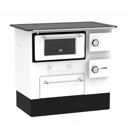 ALFA PLAM, sporák REGULAR 46 ECO, teplovzdušný 8 kW, levý, bílý