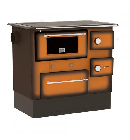 ALFA PLAM, sporák REGULAR 46 ECO, teplovzdušný 8 kW, levý, melír