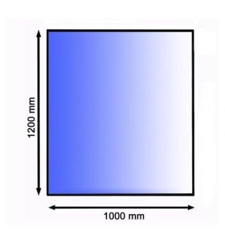 Sklo pod kamna Lienbacher,21.02.895.2/100x120cm,8mm