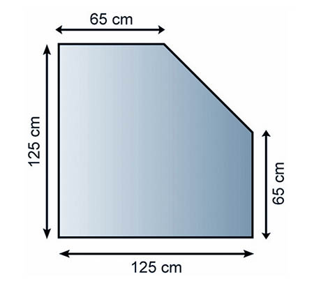 Sklo pod kamna Lienbacher,21.02.983.2/125x125cm,8mm