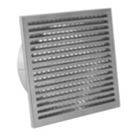 Mřížka design pro přívod externího vzduchu – na fasádu nerez průměr 150 mm