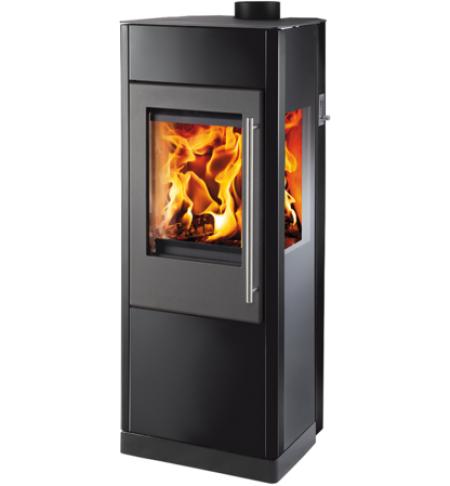 HAAS+SOHN  EIFFEL krbová kamna, černá lesklá