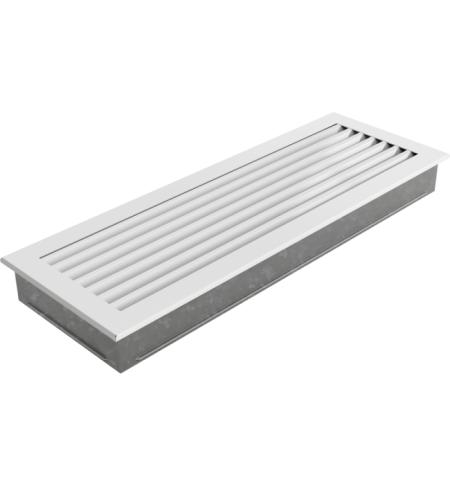 KRATKI Krbová mřížka Fresh s pevnou neprůhlednou žaluzií 17 x 49 cm