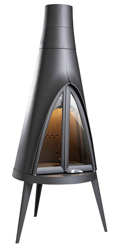 Litinová kamna INVICTA POW-WOW antracit ref. 6152-44