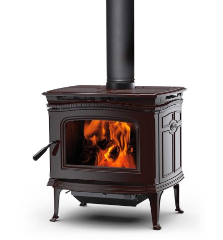 ALDERLEA T4 Classic smaltované provedení hnědá Majolica, s levými dveřmi na nožičkách a popelníkovým systémem