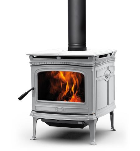 ALDERLEA T5 Classic smaltované provedení bílá Antique White, s levými dveřmi na nožičkách a popelníkovým systémem