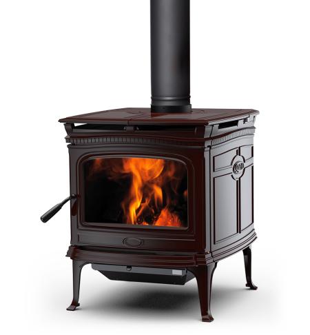 ALDERLEA T5 Classic smaltované provedení  hnědá Majolica, s levými dveřmi na nožičkách a popelníkovým systémem