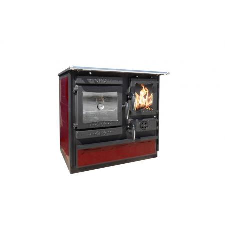 Sporák na tuhá paliva GUČA GULIVER Smart  L levá - červená