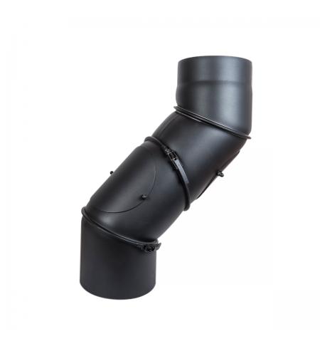 Koleno nastavitelné 4 segmentové 150 mm s čistícími otvory