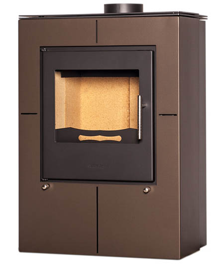 Krbová kamna HS Flamingo EVENES hnědá - sametová