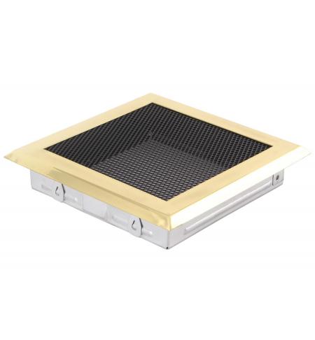 Krbová mřížka 16x16cm mosaz