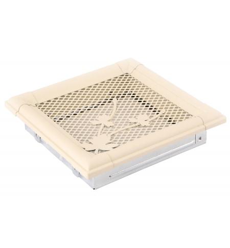 Krbová mřížka 16x16cm RETRO slonová kost