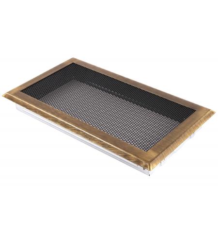 Krbová mřížka 16x32cm mosaz patina