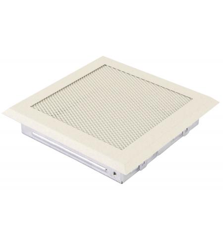 Krbová mřížka16x16cm krémový brokát