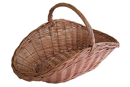 HS Flamingo HSF15-008 Koš na dřevo proutěný oválný