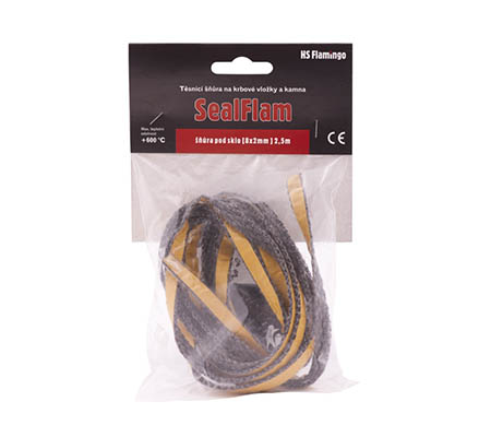 Těsnící šňůra pod sklo 8x2, 2,5m