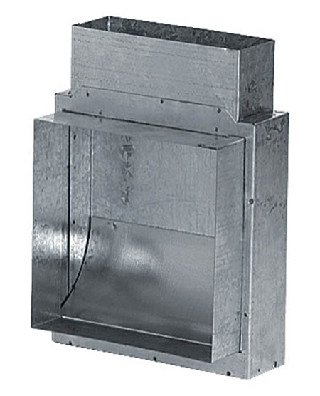 Redukce 90*, kanál - mřížka