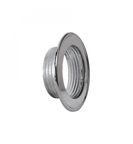 Růžice k hliníkovému potrubí 125mm chrom