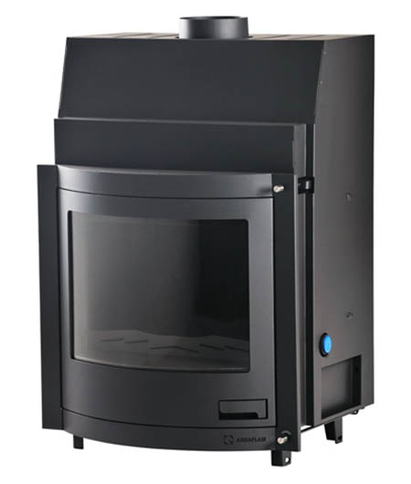 Krbová vložka HS Flamingo AQUAFLAM  PANORAMA 25 s výměníkem a manuální regulací