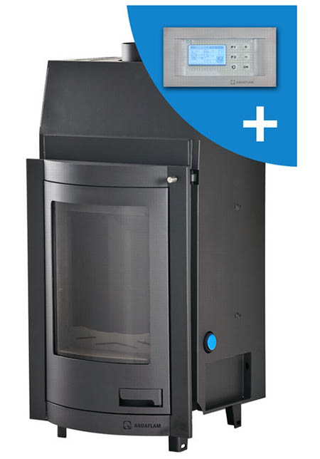 Krbová vložka HS Flamingo AQUAFLAM  PANORAMA 7 s výměníkem a automatickou regulací hoření