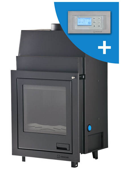 Krbová vložka HS Flamingo AQUAFLAM 17 s výměníkem a automatickou regulací