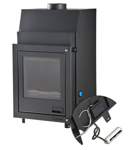 Krbová vložka HS Flamingo AQUAFLAM 17 s výměníkem a základní regulací