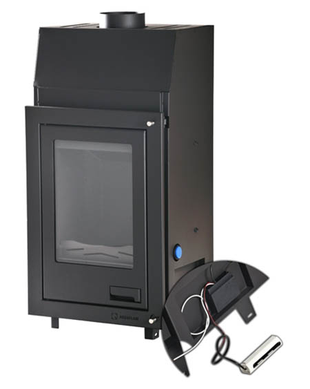 Krbová vložka HS Flamingo AQUAFLAM 12 s výměníkem a základní regulací