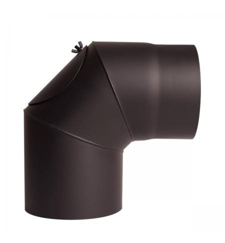 Koleno 90*/180mm/1,5mm s čistícím otvorem