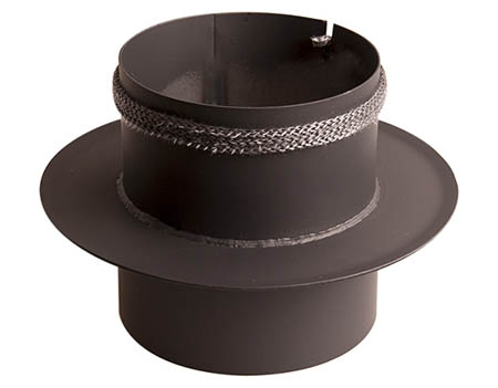 Přechod do keramického komína s růžicí 200mm/200mm/1,5mm