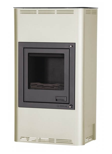 Krbová kamna HS Flamingo AQUAFLAM  17 s výměníkem - krémová, základní regulace