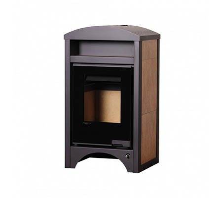 Krbová kamna HS Flamingo AQUAFLAM VARIO BARMA 11/7 Ořech