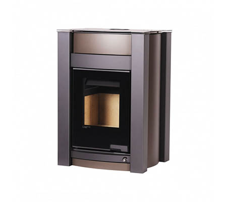 Krbová kamna HS Flamingo AQUAFLAM VARIO  KALMAR 11/7kW hnědá - sametová