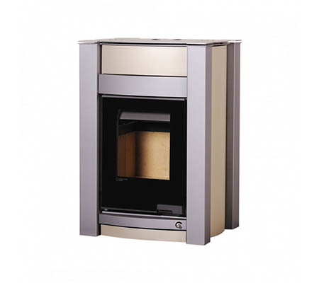 Krbová kamna HS Flamingo AQUAFLAM VARIO  KALMAR 11/7kW olivová