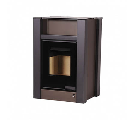 Krbová kamna HS Flamingo AQUAFLAM VARIO  LEND 11/5kW hnědá - sametová