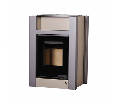 Krbová kamna HS Flamingo AQUAFLAM VARIO  LEND 11/5kW olivová