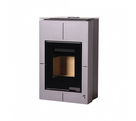 Krbová kamna HS Flamingo AQUAFLAM VARIO  SAPORO 11/5kW šedá