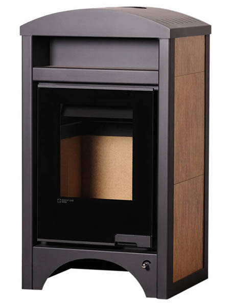 Krbová kamna HS Flamingo AQUAFLAM VARIO BARMA 11 Ořech