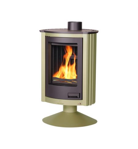 Krbová kamna HS Flamingo MASTERFLAMME  Piccolo II, olivová