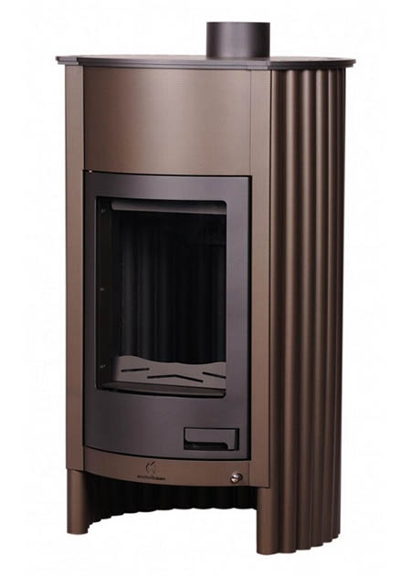 Krbová kamna HS Flamingo MASTERFLAMME  Grande I, hnědá - sametová