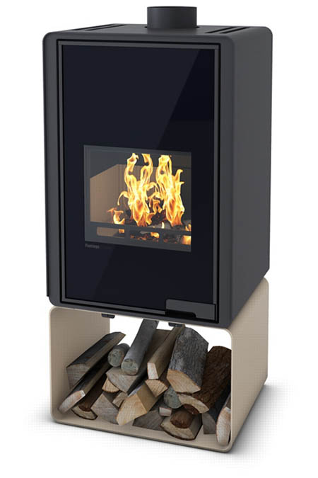 Krbová kamna HS Flamingo DELUXE  PENTAI, krémová