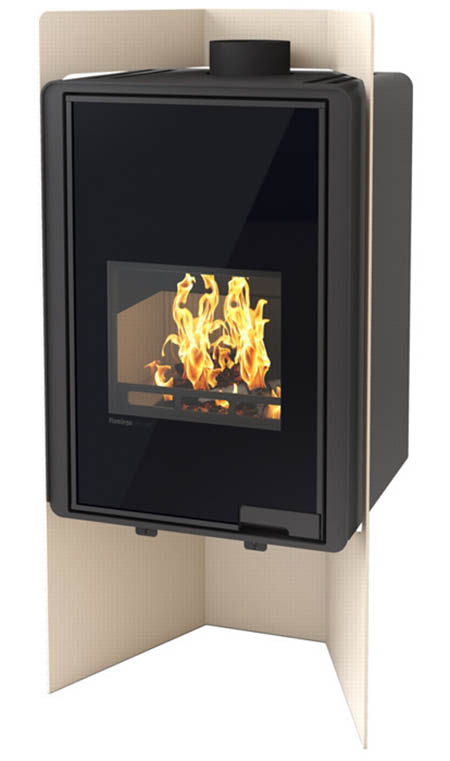 Krbová kamna HS Flamingo DELUXE  PULAU, krémová