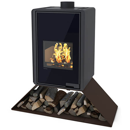 Krbová kamna HS Flamingo DELUXE  SENAI, hnědá - sametová