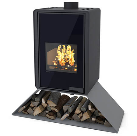 Krbová kamna HS Flamingo DELUXE  SENAI, šedá
