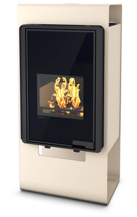 Krbová kamna HS Flamingo DELUXE  SINGA, krémová