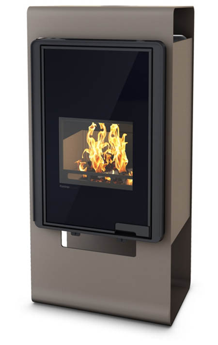 Krbová kamna HS Flamingo DELUXE  SINGA, olivová