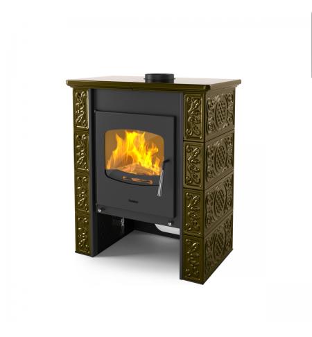 Kachlová kamna FLAMINGO BALI zelená